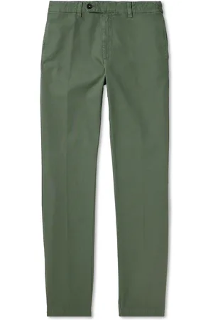 MASSIMO ALBA Winch2 Slim-Fit Cotton-Blend Twill Trousers - Men - - FR 52