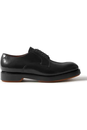 Ermenegildo Zegna Udine Leather Derby Shoes - Men - - UK 7
