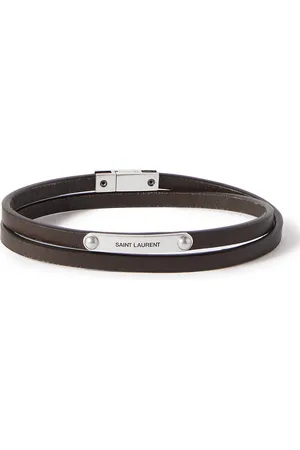 David Yurman Men's Armory Leather Bracelet - Black - Size Small