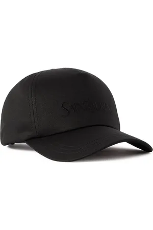 Saint Laurent Logo-Embroidered Cotton and Linen-Blend Gabardine Baseball Cap - Men - - 59