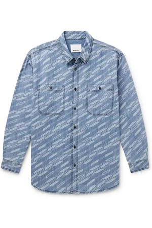 Isabel Marant Bhelyn Printed Denim Shirt - Men - - M