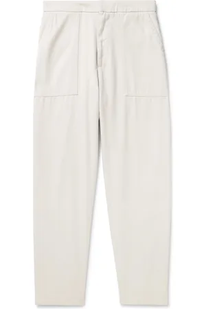 OFFICINE GENERALE Paolo Tapered TENCEL™ Lyocell-Twill Trousers - Men - - IT 56