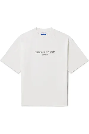 OFF-WHITE Crystal-Embellished Logo-Print Cotton-Jersey T-Shirt for Men
