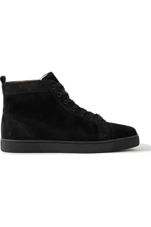Christian Louboutin Louis Logo-Embellished Suede High-Top Sneakers - Men - - EU 44