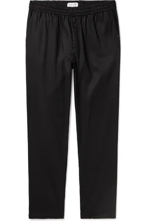 DEREK ROSE Harris 1 Slim-Fit Straight-Leg Stretch Lyocell and Cotton-Blend Twill Trousers - Men - - L
