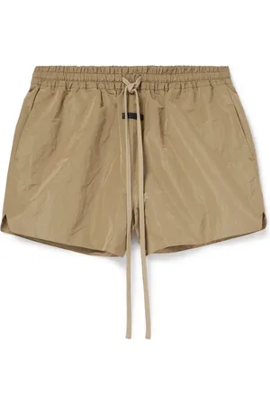 FEAR OF GOD Logo-Appliquéd Crinkled-Shell Drawstring Shorts - Men - - L