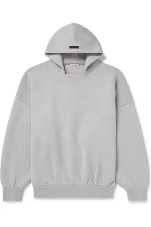 FEAR OF GOD Logo-Appliquéd Intarsia-Knit Virgin Wool-Blend Hoodie - Men - - M