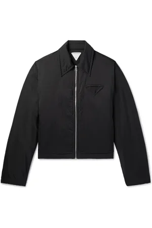 Bottega Veneta Navy Notched Lapel Jacket