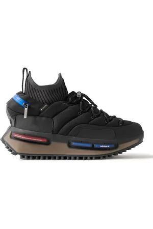 Moncler Adidas Originals NMD Runner Stretch Jersey-Trimmed Quilted GORE-TEX High-Top Sneakers - Men - - EU 41