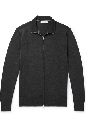 Mr P. Richard Merino Wool Zip-Up Cardigan - Men - - S
