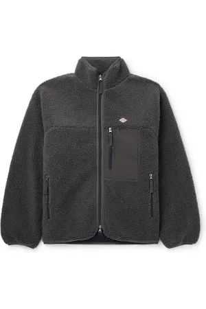 Panelled Fleece and Recycled-Nylon Jacket