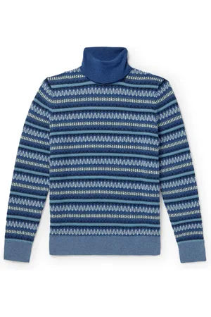 Loro Piana Fair Isle Cashmere Rollneck Sweater - Men - - IT 52