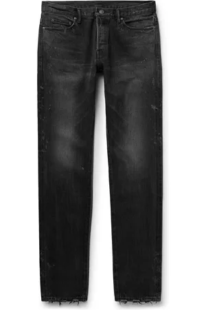 JOHN ELLIOTT The Cast 2 Slim-Fit Distressed Paint-Splattered Selvedge Jeans - Men - - UK/US 28