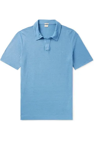 MASSIMO ALBA Aruba Linen-Piqué Polo Shirt - Men - - XXL