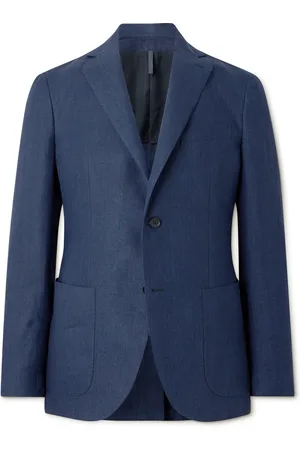 Incotex Montedoro Slim-Fit Unstructured Linen Blazer - Men - - IT 46