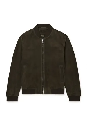 Mr P. Suede Bomber Jacket - Men - - XS