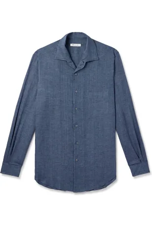 Loro Piana André Arizona Linen Shirt - Men - - XL