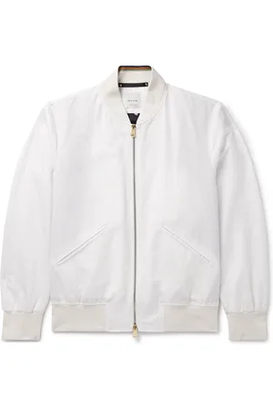 Paul Smith Cotton and Ramie-Blend Bomber Jacket - Men - - S