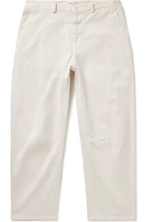 NILI LOTAN Carpenter Straight-Leg Cropped Cotton-Blend Twill Trousers - Men - - UK/US 36