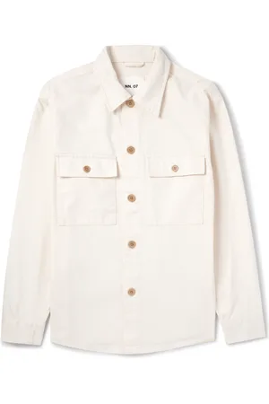 NN.07 Roger 1802 Organic Cotton-Twill Overshirt - Men - - XXL
