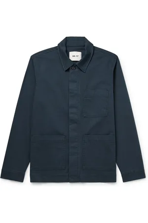 NN.07 Olav 1804 Organic Cotton and TENCEL™ Lyocell-Blend Overshirt - Men - - M