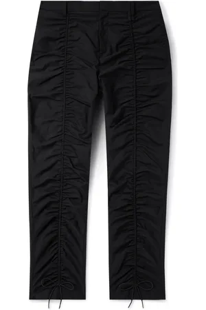 Simone Rocha Straight-Leg Bow-Detailed Ruched Woven Suit Trousers - Men - - M