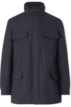 Loro Piana Traveler Rain System® Cotton and Linen-Blend Field Jacket - Men - - IT 46