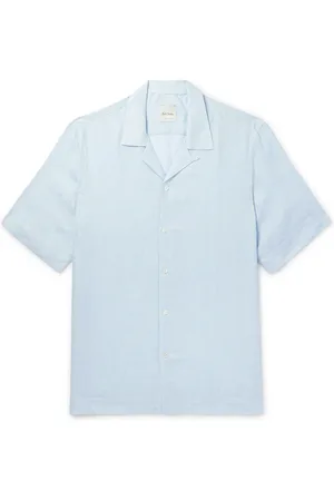 Paul Smith Convertible-Collar Linen Shirt - Men - - M