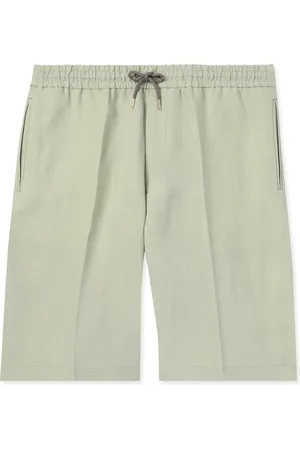 Paul Smith Straight-Leg Linen Drawstring Shorts - Men - - S