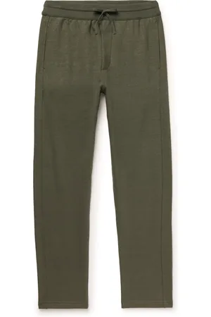 Loro Piana Kawaguchi Slim-Fit Cotton, Linen and Cashmere-Blend Jersey Sweatpants - Men - - L