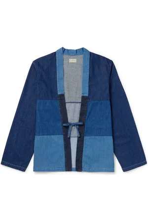KAPITAL Kakashi Patchwork Denim Jacket - Men - - 4