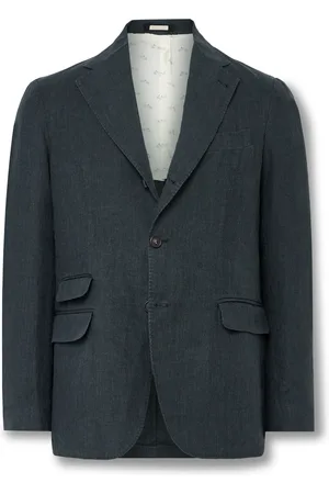 MASSIMO ALBA Catch2 Linen Blazer - Men - - IT 52