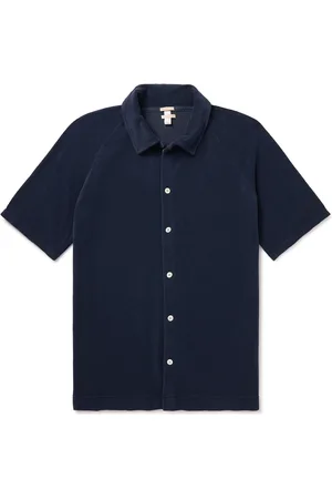 MASSIMO ALBA Cruiser Cotton-Blend Terry Shirt - Men - - XXL