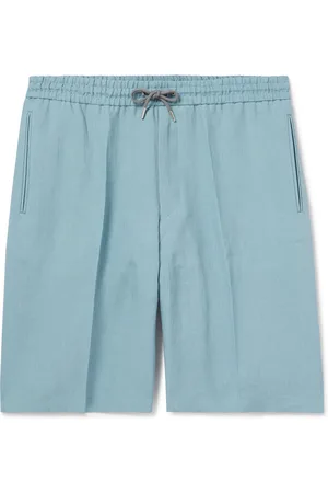Paul Smith Straight-Leg Linen Drawstring Shorts - Men - - S