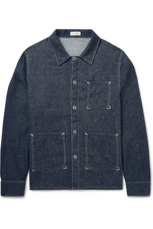 Incotex Glanshirt Linen-Blend Denim Overshirt - Men - - EU 43