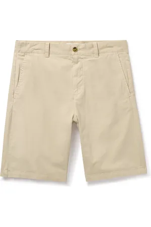 NN.07 Crown 1090 Straight-Leg Brushed Organic Cotton-Blend Twill Shorts - Men - - UK/US 29