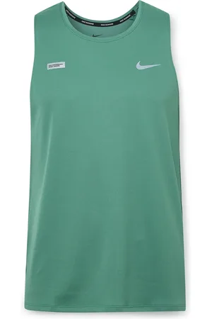 Nike Miler Flash Logo-Print Appliquéd Dri-FIT Mesh Tank Top - Men - - XXL