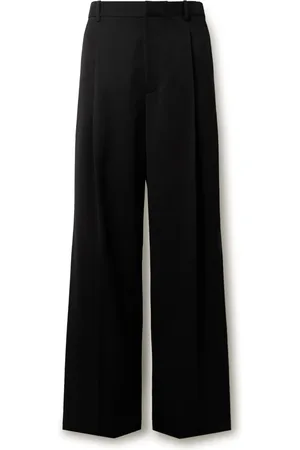 Jil Sander Wide-Leg Pleated Grain de Poudre Wool Trousers - Men - - IT 54