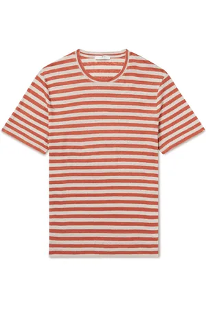 Mr P. Striped Linen-Jersey T-Shirt - Men - - XL