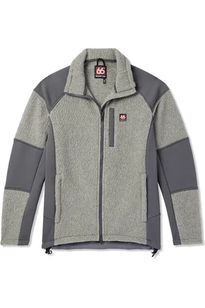 66 North Tindur Logo-Appliquéd Jersey-Panelled Fleece Jacket - Men - - S
