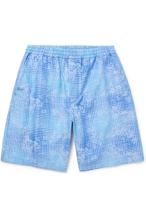 CDLP Wide-Leg Printed TENCEL™ Lyocell and Linen-Blend Bermuda Shorts - Men - - IT 54
