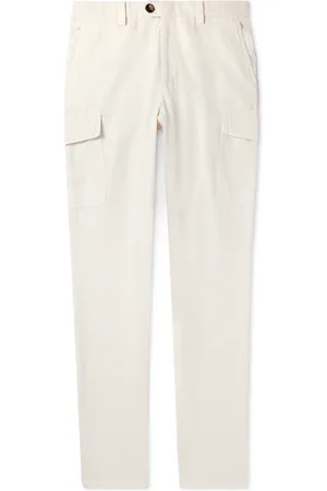 Brunello Cucinelli Straight-Leg Cotton-Twill Cargo Trousers - Men - - IT 54