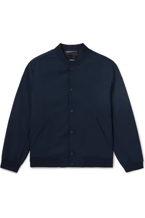 THEORY Wool-Blend Twill Bomber Jacket - Men - - XL
