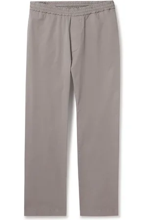 BARENA Tapered Garment-Dyed Cotton-Blend Gabardine Trousers - Men - - IT 56