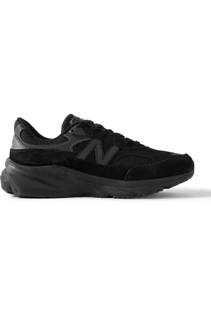 New Balance 990 V6 Leather-Trimmed Suede and Mesh Sneakers - Men - - UK 5.5