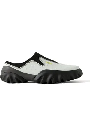 Oakley Brain Dead Chop Saw Mesh and Textured-Leather Slip-On Sneakers - Men - - US 10