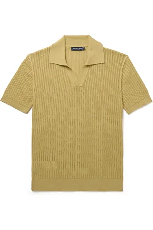 Frescobol Carioca Rino Ribbed Cotton Polo Shirt - Men - - XXL