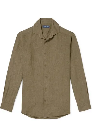 Frescobol Carioca Antonio Linen Shirt - Men - - XL