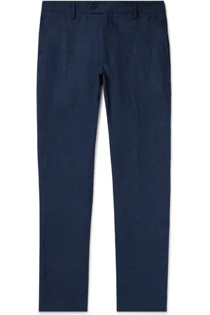 Frescobol Carioca Affonso Tapered Linen Suit Trousers - Men - - UK/US 36