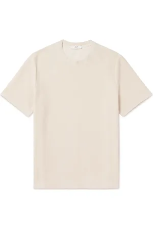 Mr P. Textured Cotton T-Shirt - Men - - S